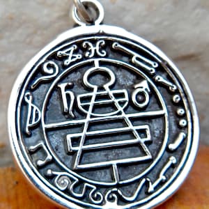 Sterling Silver 925 Secret Seal of King Solomon Pendant - Etsy