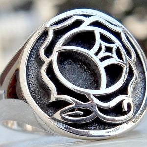 Utena Handmade 3D Ring Solid Sterling Silver 925