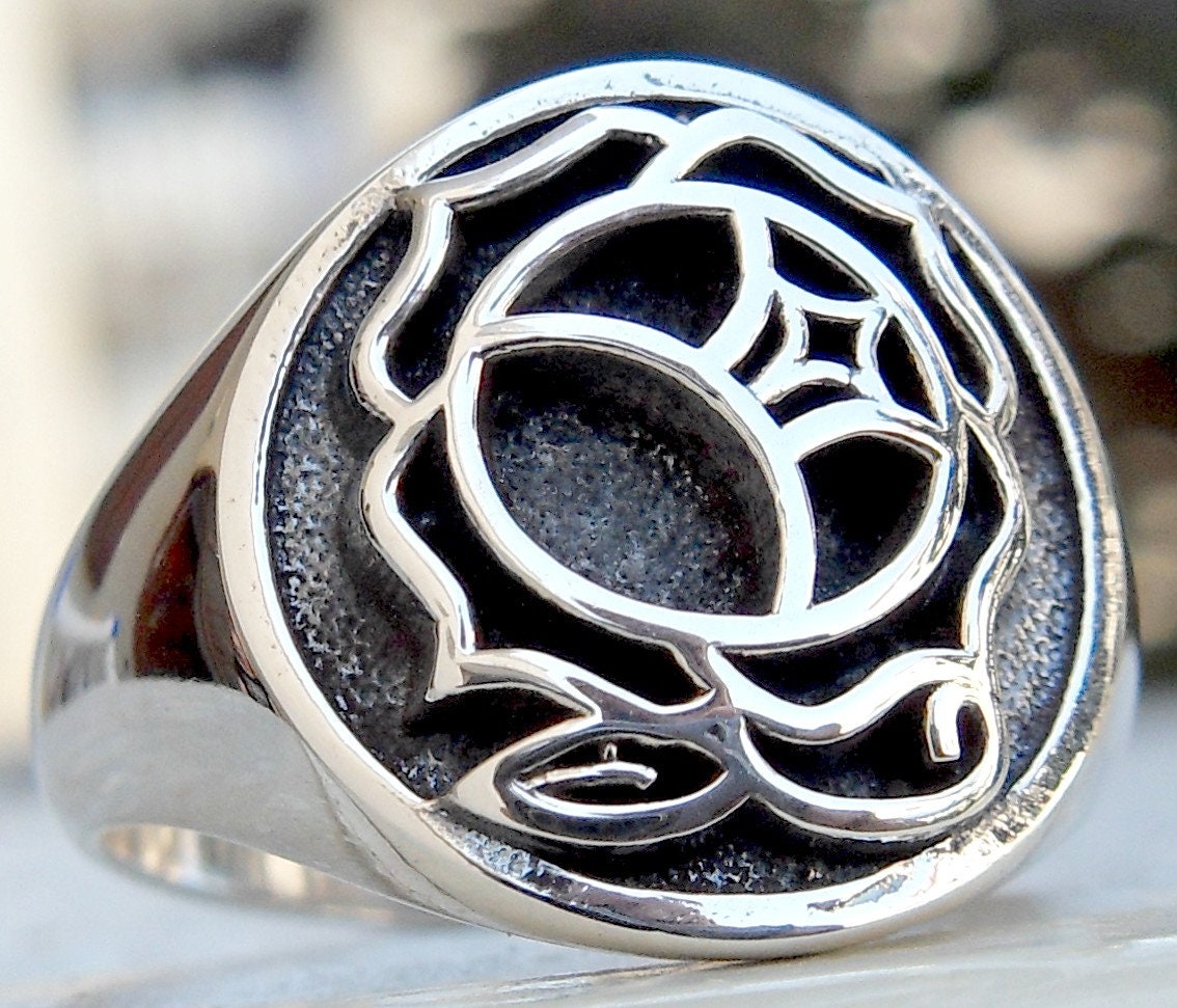 Utena Handmade 3D Ring Solid Sterling Silver 925