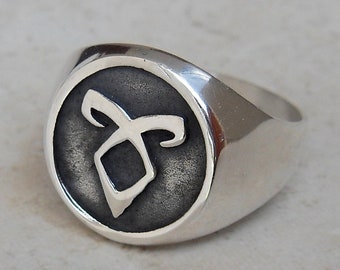 Die Chroniken der Unterwelt Handgemachter Ring Sterling Silber 925