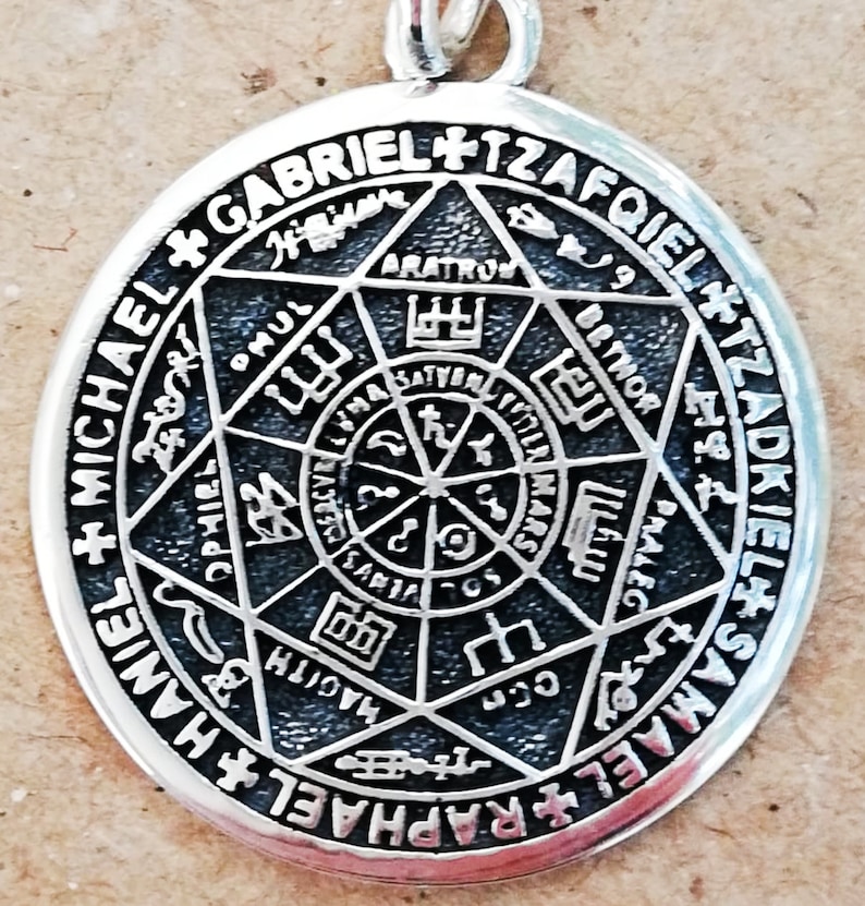 The Seal of the Seven Archangels Seals of Solomon Kabbalah Etsy