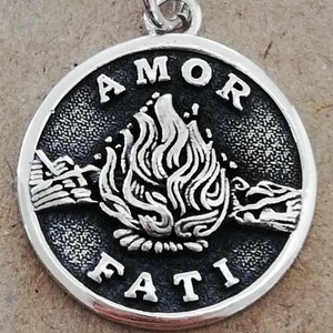 Liebe des Schicksals Handmade 3D Anhänger aus Sterling Silber 925