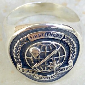 United States Air Force Combat Control Team Handmade 3D Ring Solid ...