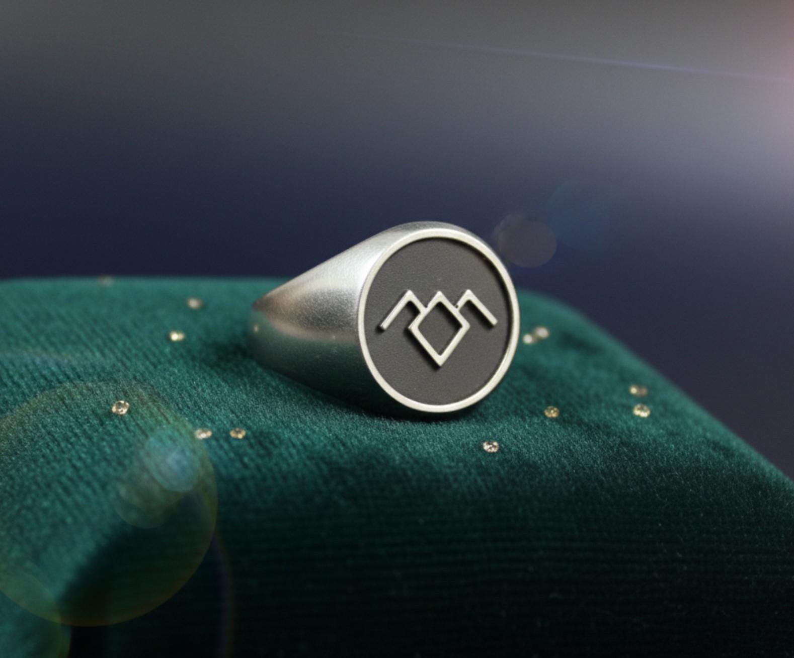 Twin Peaks Black Lodge Owl Handmade Ring Sterling Silver 925 - Etsy