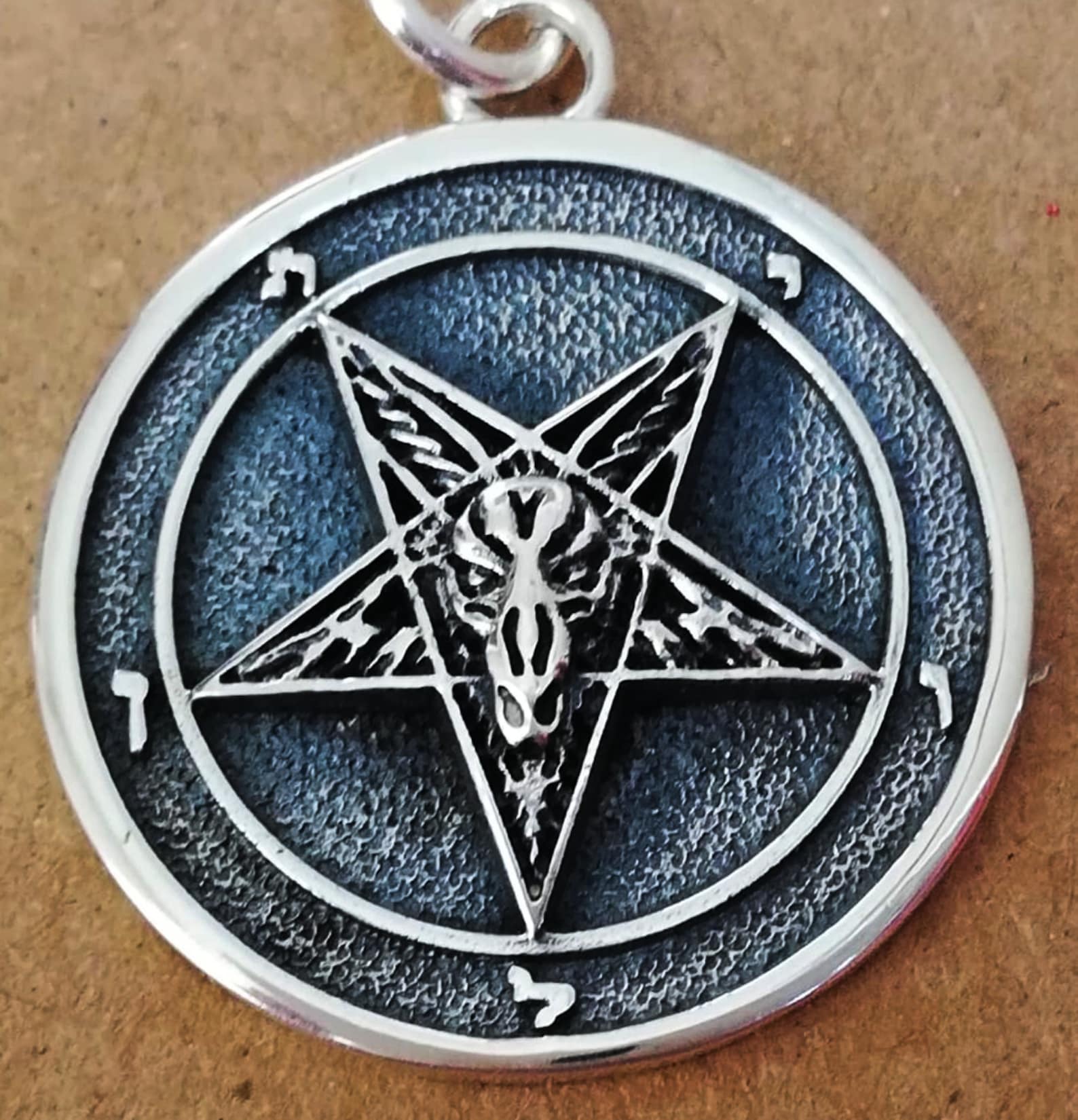 Church of Satan Sigil of Baphomet Lucifer Handmade 3D Pendant - Etsy