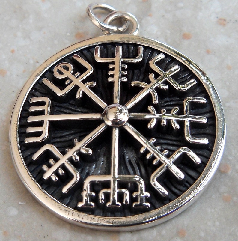 Medieval Rune Compass Vegvisir Rune Viking Compass Barbarian Gladiator Medieval Odin - Etsy