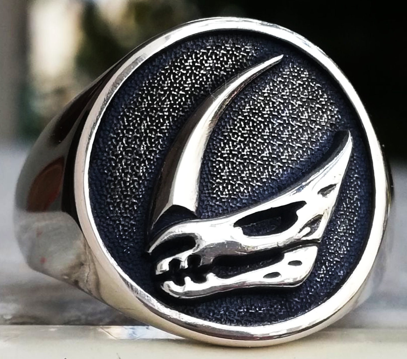 Mudhorn Skull Handmade 3D Ring Solid Sterling Silver 925 - Etsy