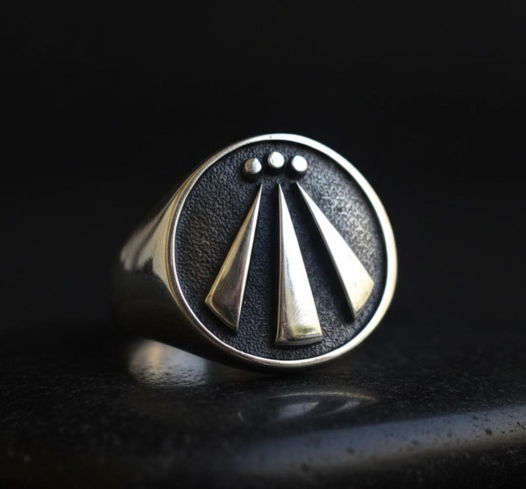 Druid Awen Symbol Handmade 3D Ring Solid Sterling Silver 925 - Etsy