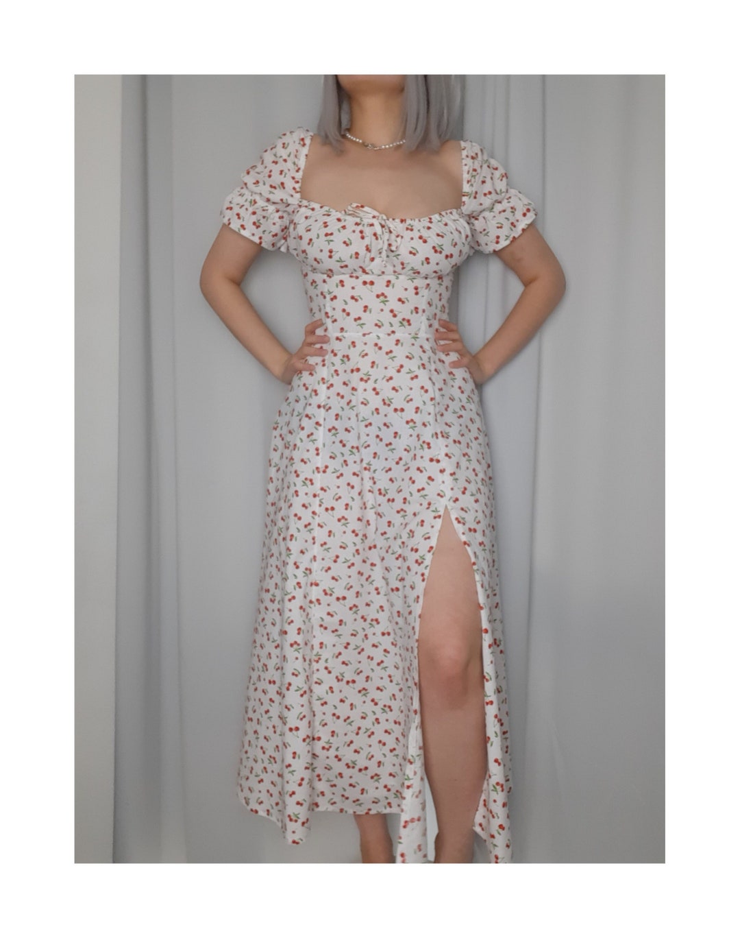 Cherry Summer Dress - Etsy