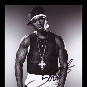 Rapper 50 Cent Curtis Jackson New York State Correctional Services Mug Shot  Mugshot Print Choose Size Black White Color Photo M20 