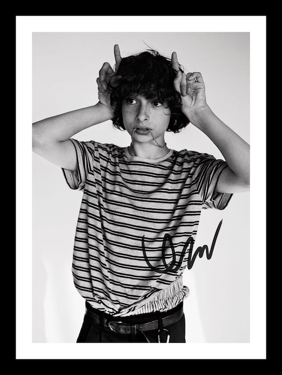 Finn Wolfhard Autographed Signed and Framed Photo - Etsy