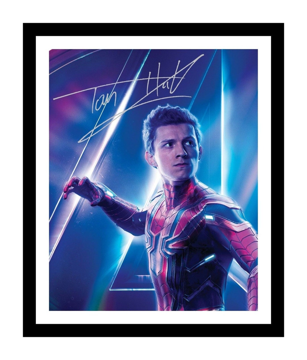Tom Holland - Spiderman Autographed Signed and Framed Photo - Etsy
