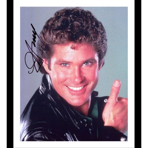 David Hasselhoff - Knight Rider Autographed Signed And Framed Photo