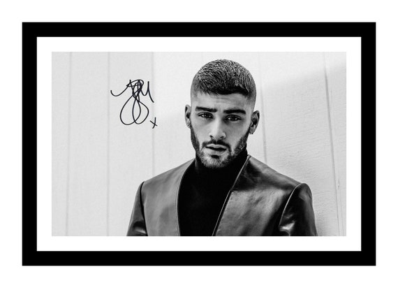 Zayn Malik Autographed Signed and Framed Photo - Etsy UK