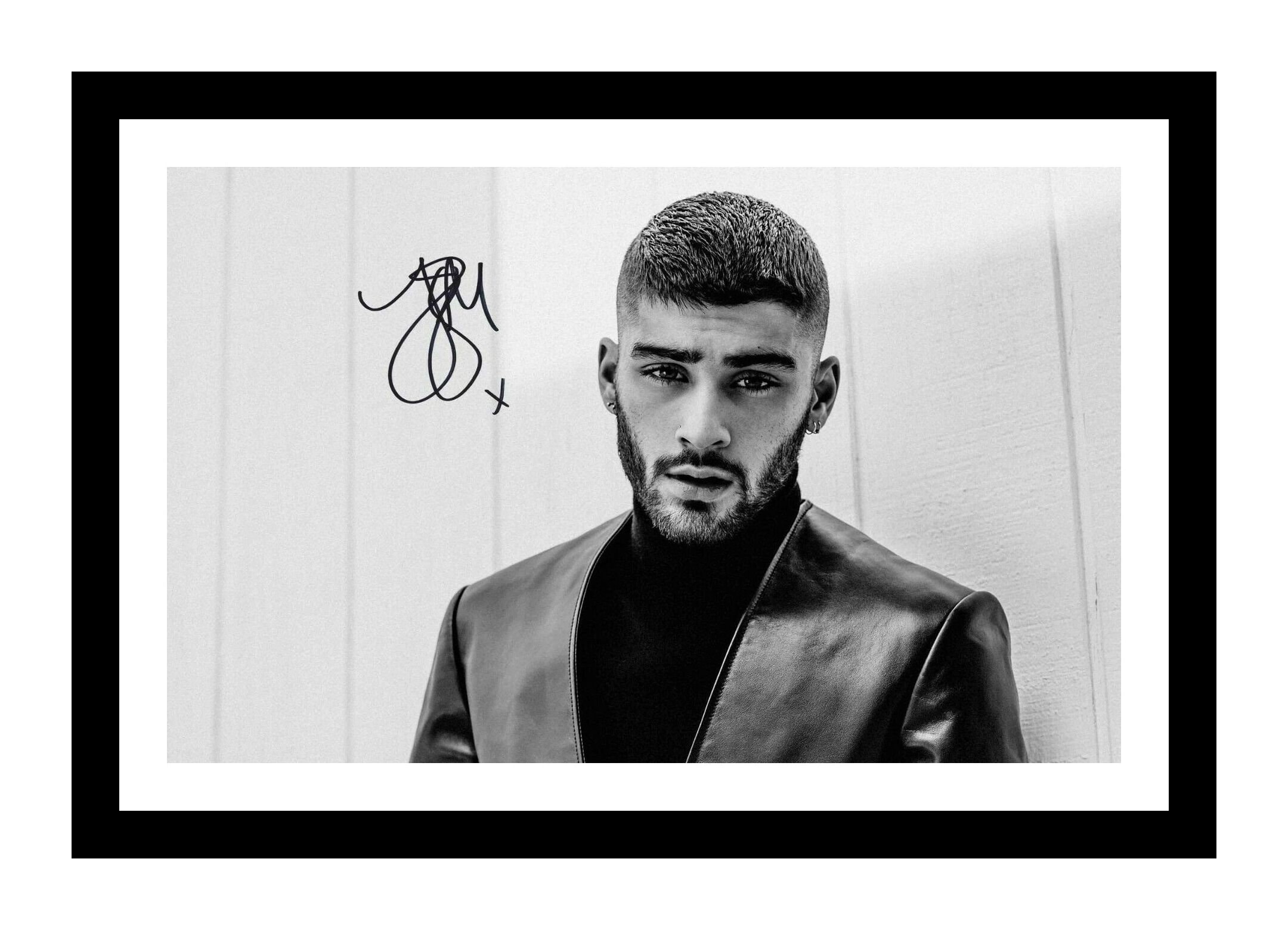 Zayn Malik Autographed Signed and Framed Photo - Etsy UK