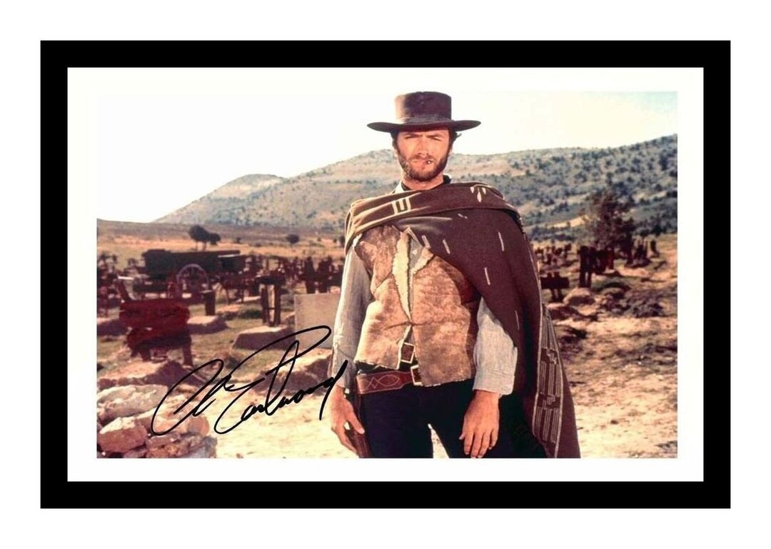 CLINT EASTWOOD signed autographed photo pistols COA Hologram main image 1