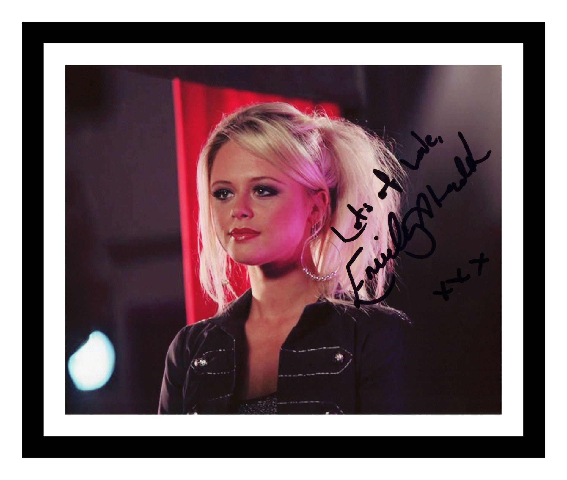 Emily Atack - the Inbetweeners Autographed Signed and Framed Photo ...