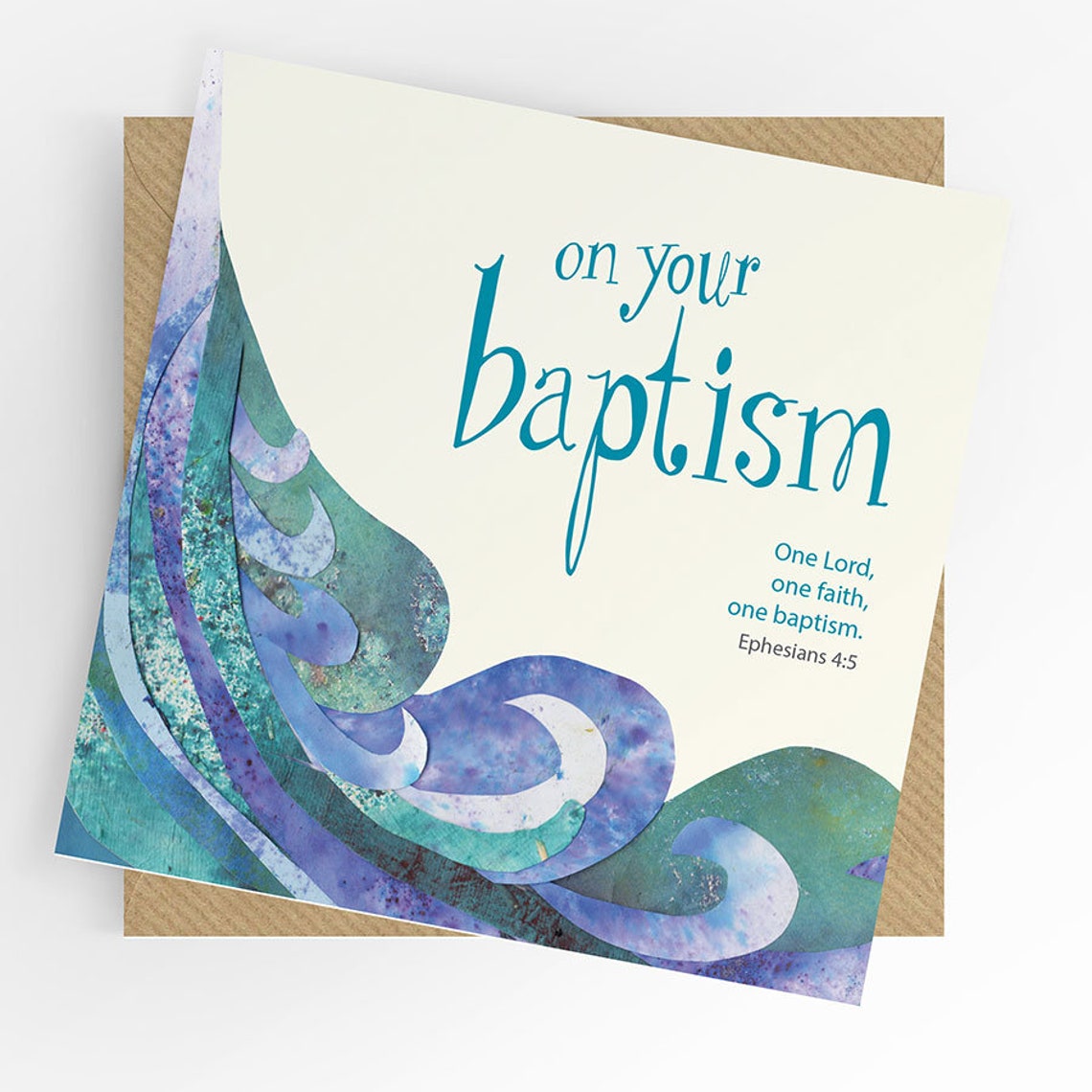 Adult Baptism Card Baptism Card on Your Baptism Baptism Day Etsy UK