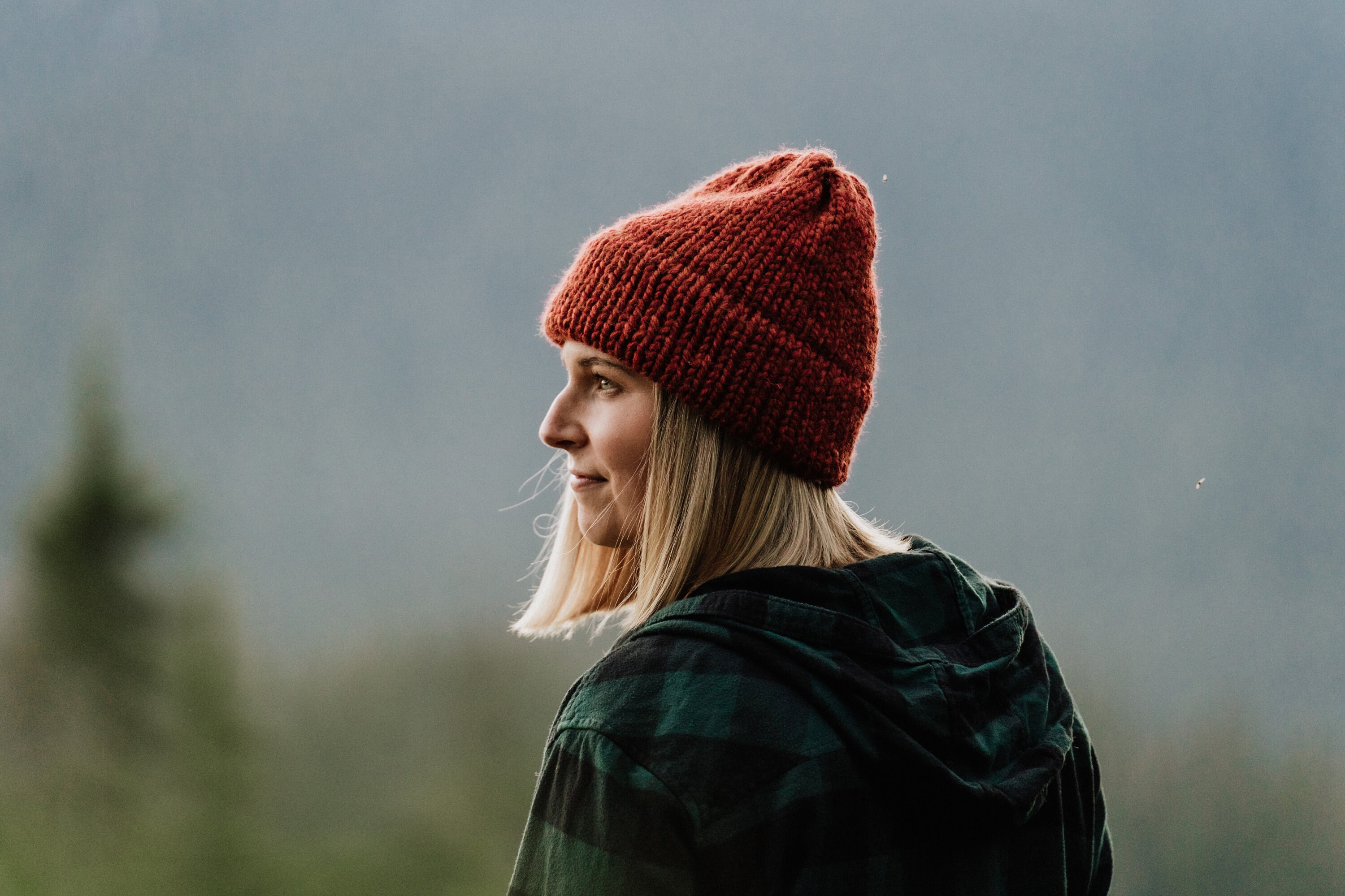 Womens Adult Wool Blend Hat Knit Beanie 