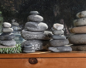 Large Natural Stone Cairn/ Rock Stack