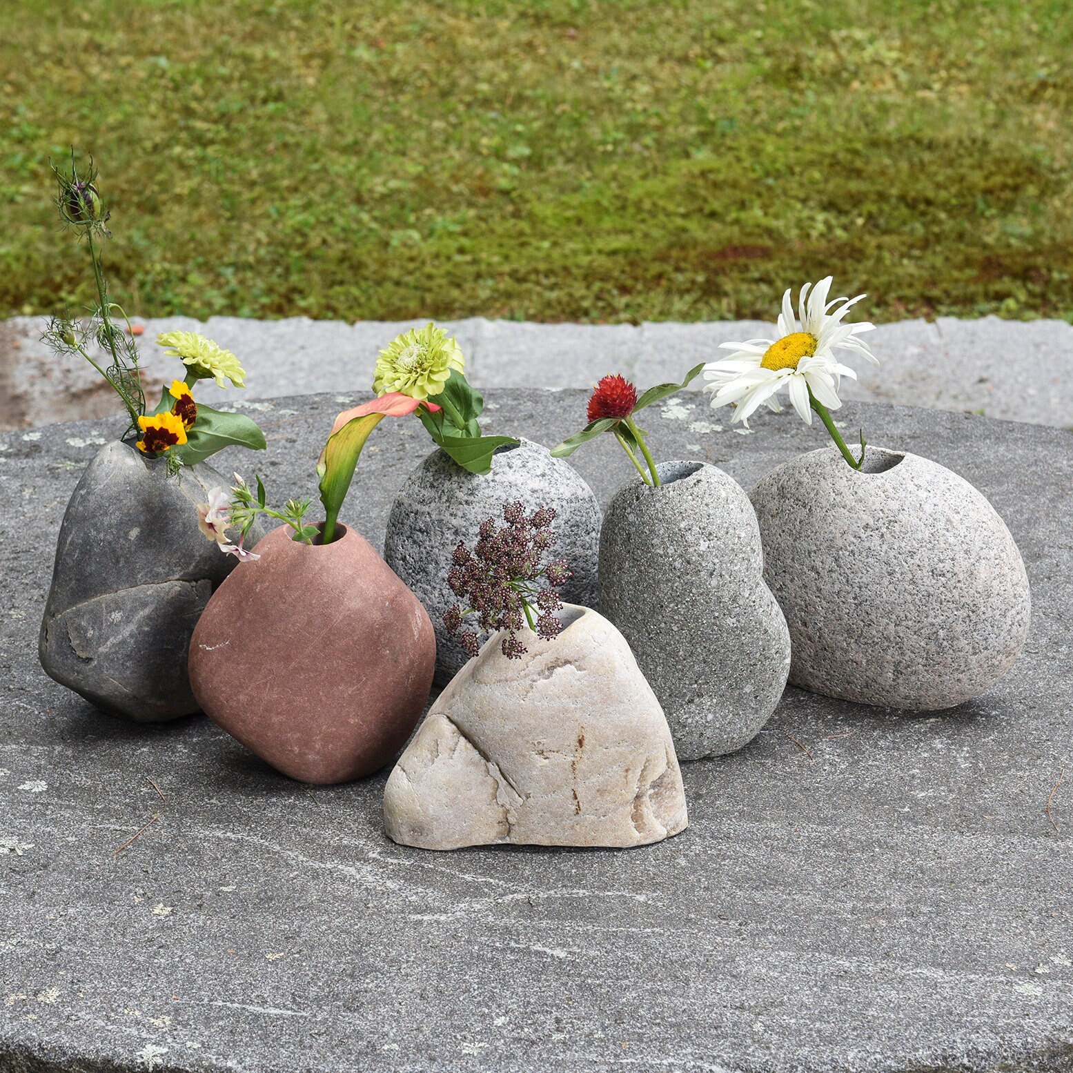 Handmade Natural Stone Vase Etsy