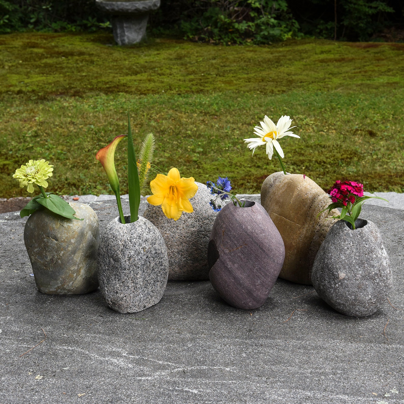 Handmade Natural Stone Vase Etsy