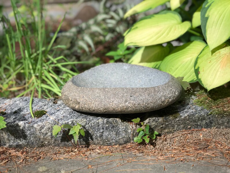 Stone Bird Bath Small Stone Birdbath Bird Bath For Balcony Etsy