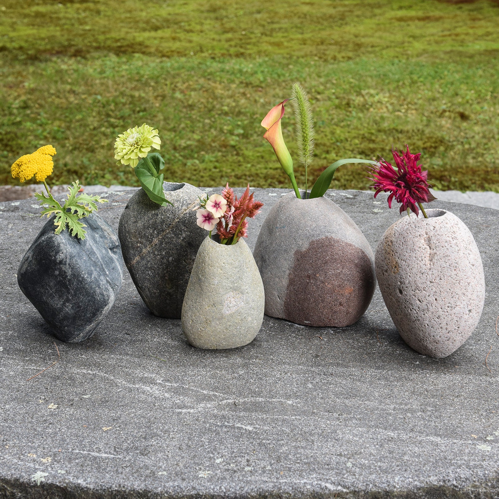 Handmade Natural Stone Vase Etsy
