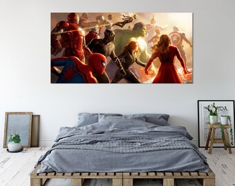 Iron Man Wall Decal Vinyl Sticker Marvel Comics Superhero