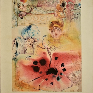 Salvador Dali, Lithograph Limited edition, Surrealism, Lithograph, Art