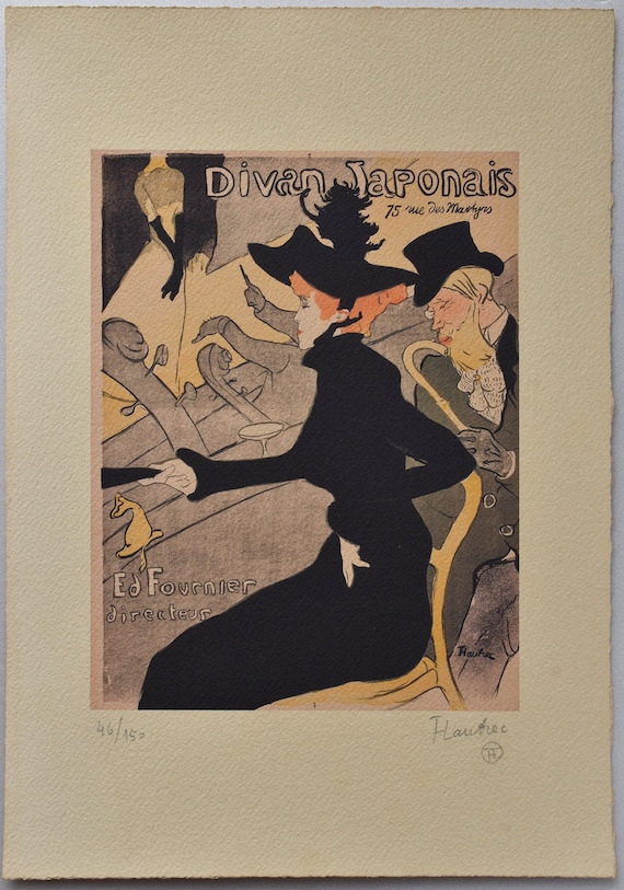 Henri De Toulouse-lautrec, Lithograph, Signed, Limited