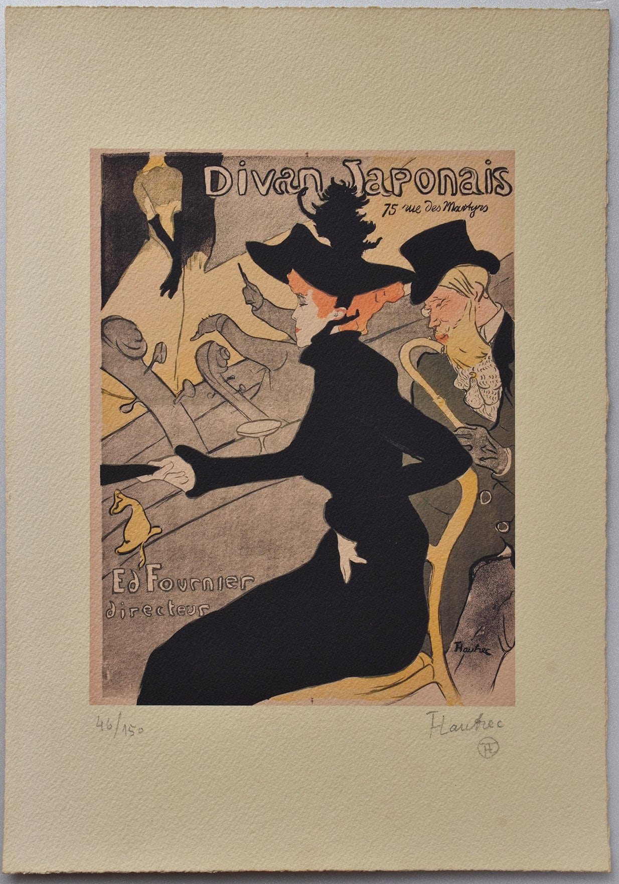 Henri De Toulouse-lautrec, Lithograph, Signed, Limited