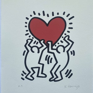 Keith Haring Lithographie Limitierte Auflage