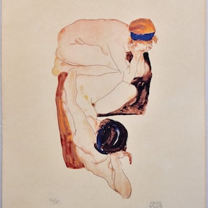 Egon Schiele lithograph edition signed