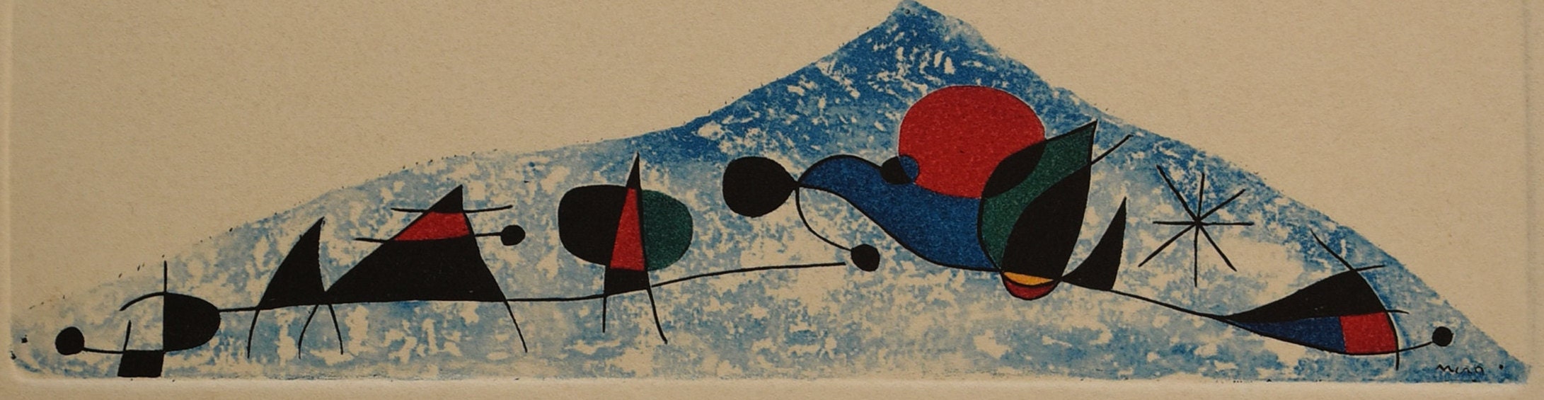 希少！Joan MIRO ジョアン・ミロのオリジナル エッチング　美品 ジョアン・ミロ、エッチング、限定版、アートプリント、抽象芸術