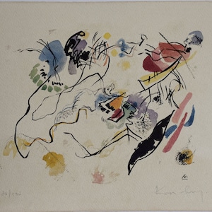Wassily Kandinsky, Lithograph, Signed, Limited edition, Art Print, Kandinsky