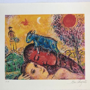 Marc Chagall Lithograph Limited Edition on Arches paper