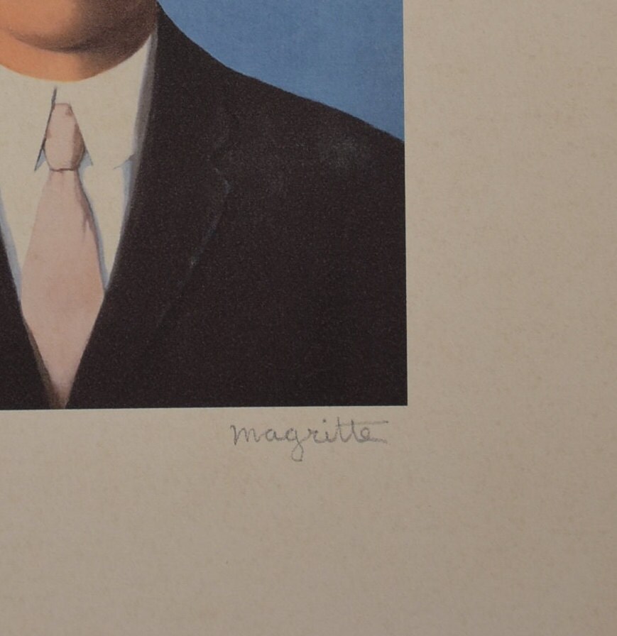 マグリット リトグラフ「美しい世界」 マグリット リトグラフ「美しい