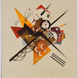 Wassily Kandinsky, Lithograph, Signed, Limited edition, Art Print, Kandinsky