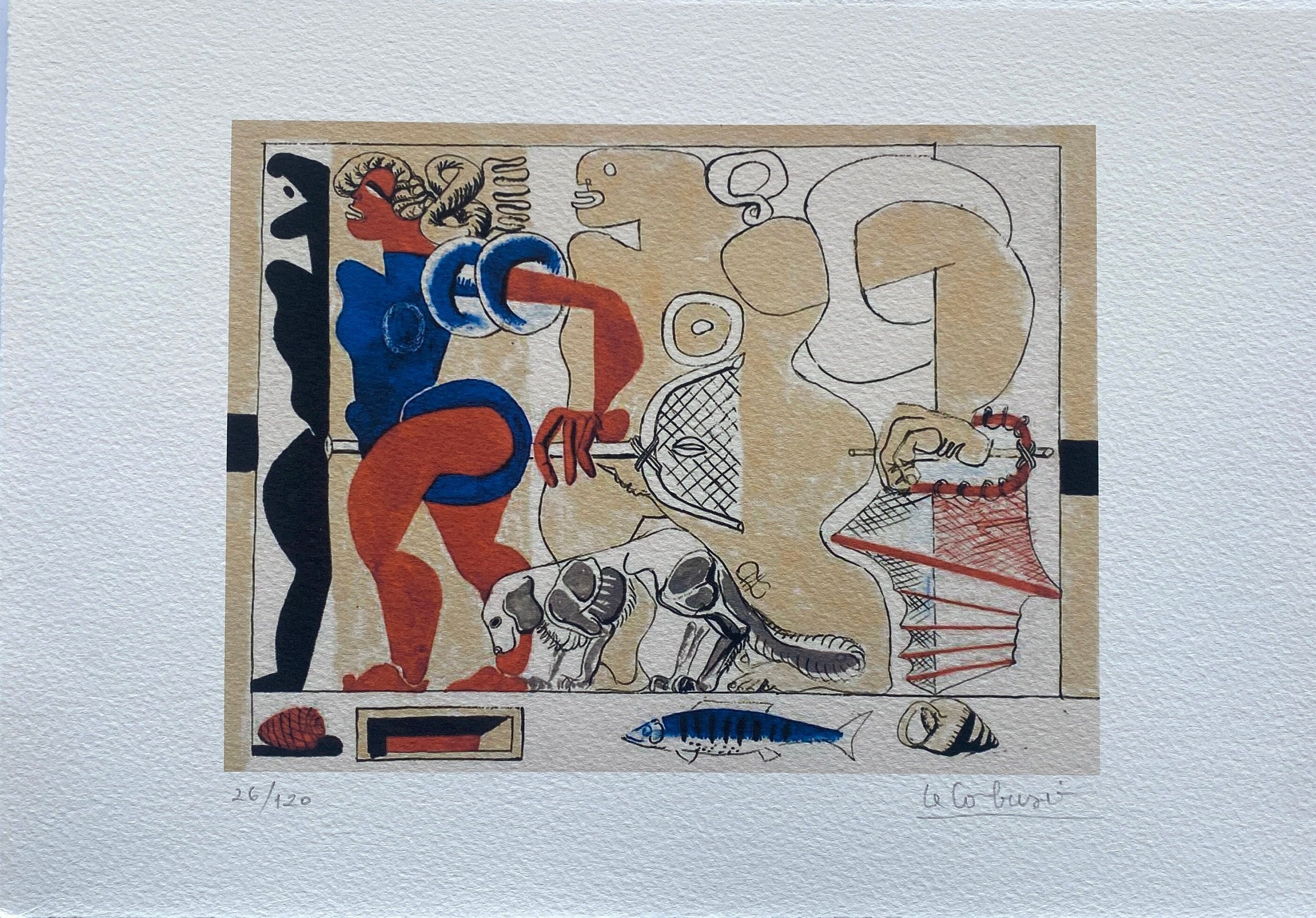 ル・コルビュジエ モデュロールマン アートポスター A2版 Le corbusier modulor - Etsy 日本