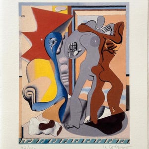 Le Corbusier, Litografia, carta ad archi, Edizione L.de
