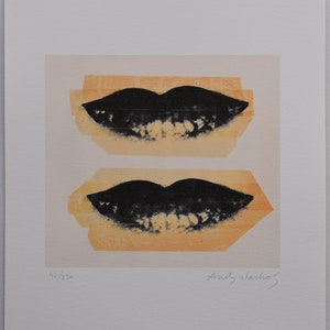Andy Warhol Lithograph Limited edition signed