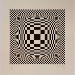 Victor Vasarely, Lithograph, Limited Edition, Abstract Art