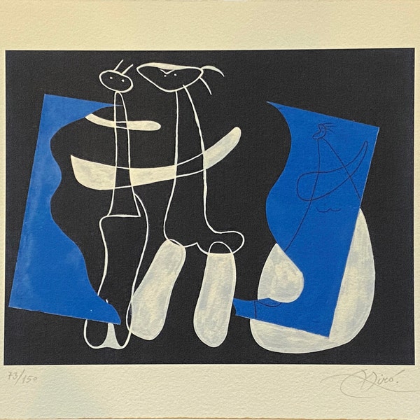 Joan Miró Lithographie signée