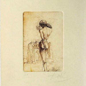 SALVADOR DALI Etching Limited signed edition