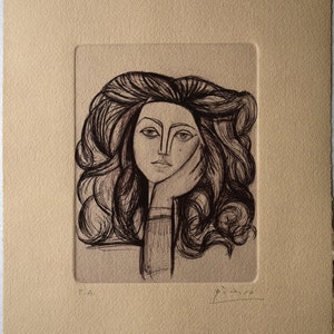 Pablo Picasso, Acquaforte, su carta Arches, Edizione limitata immagine 1