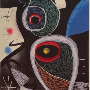 Joan Miró, Lithograph, signed, Limited edition, abstract, art