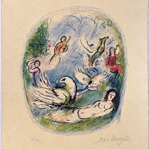 Marc Chagall Lithograph Limited Edition on Arches paper