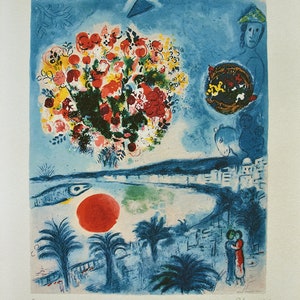 Marc Chagall Limited Edition EA Lithographie