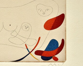 ジョアン・ミロ、エッチング、限定版、アートプリント、抽象芸術